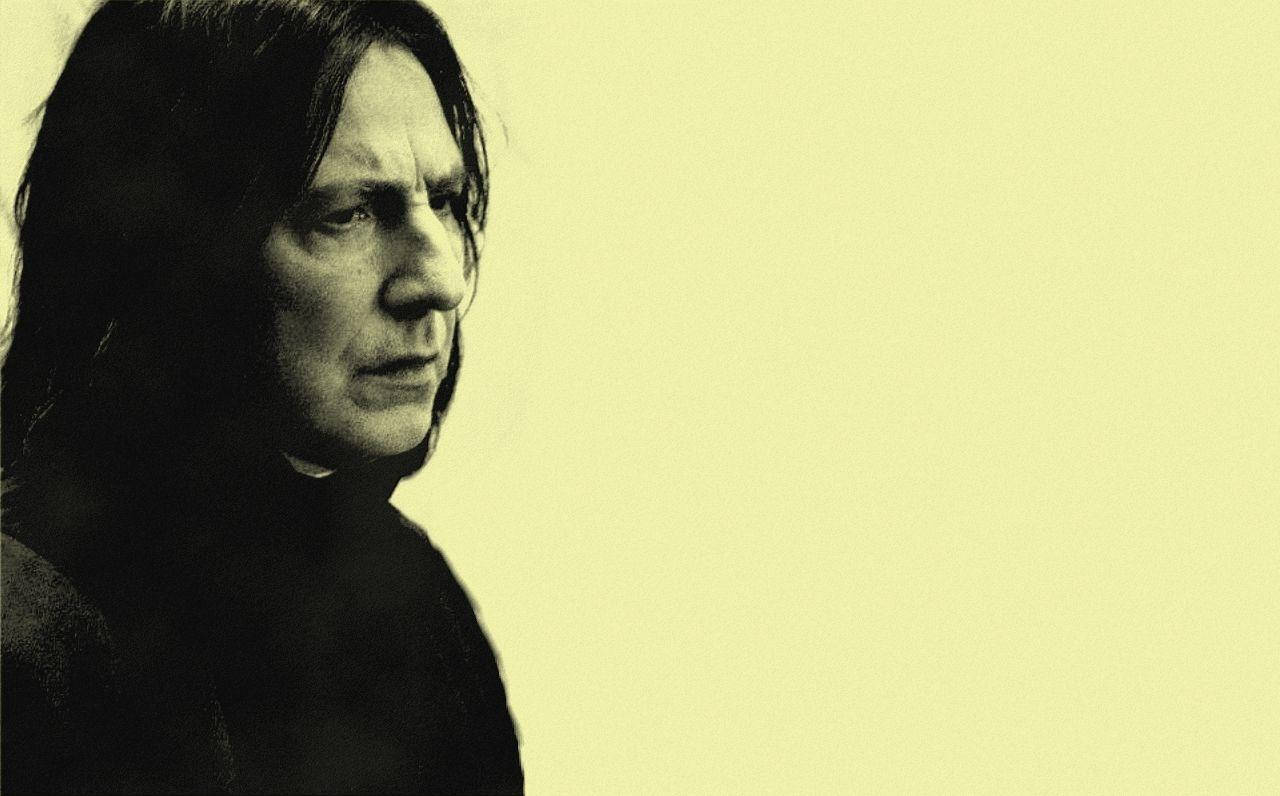 Severus Snape Yellow Background