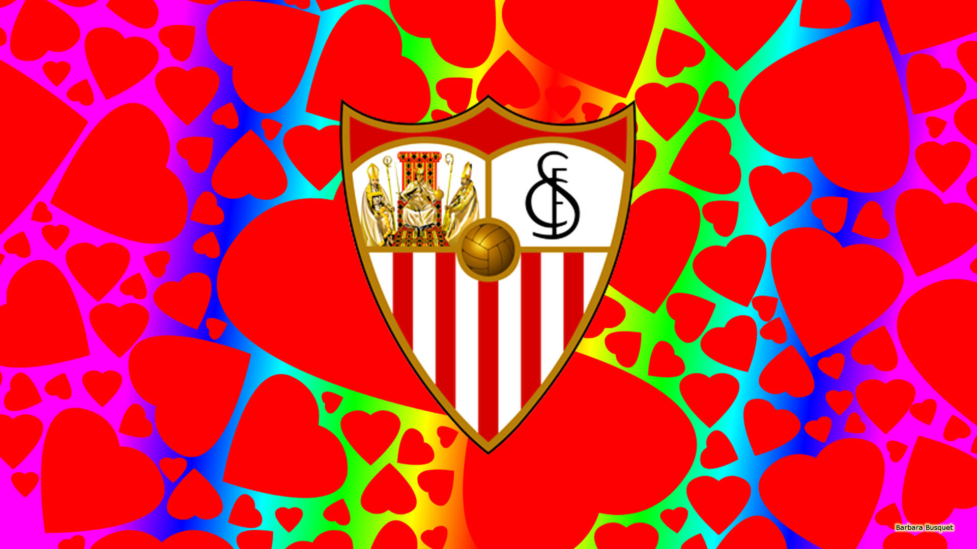 Sevilla Fc Paper Logo Background