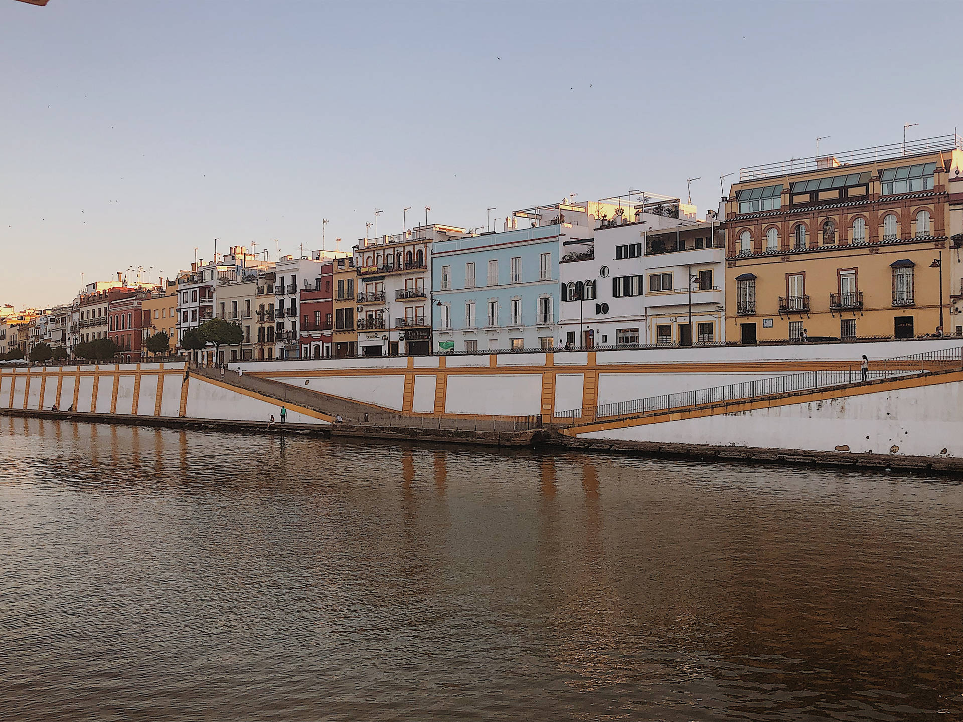 Seville Calm Water Background