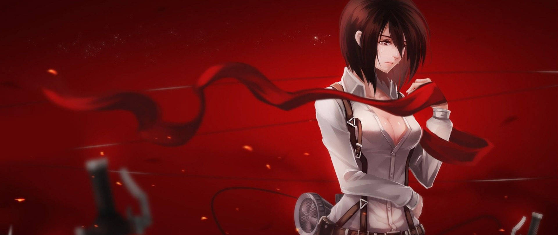Sexy Anime Mikasa Ackerman Background