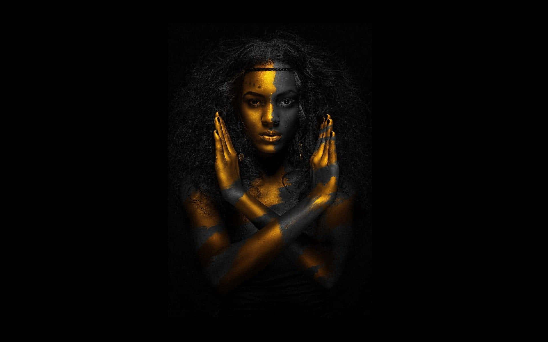 Sexy Black Woman Art Photography Background