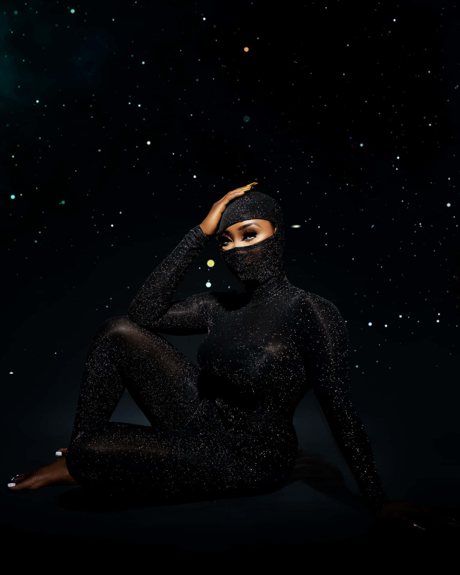 Sexy Black Woman Starry