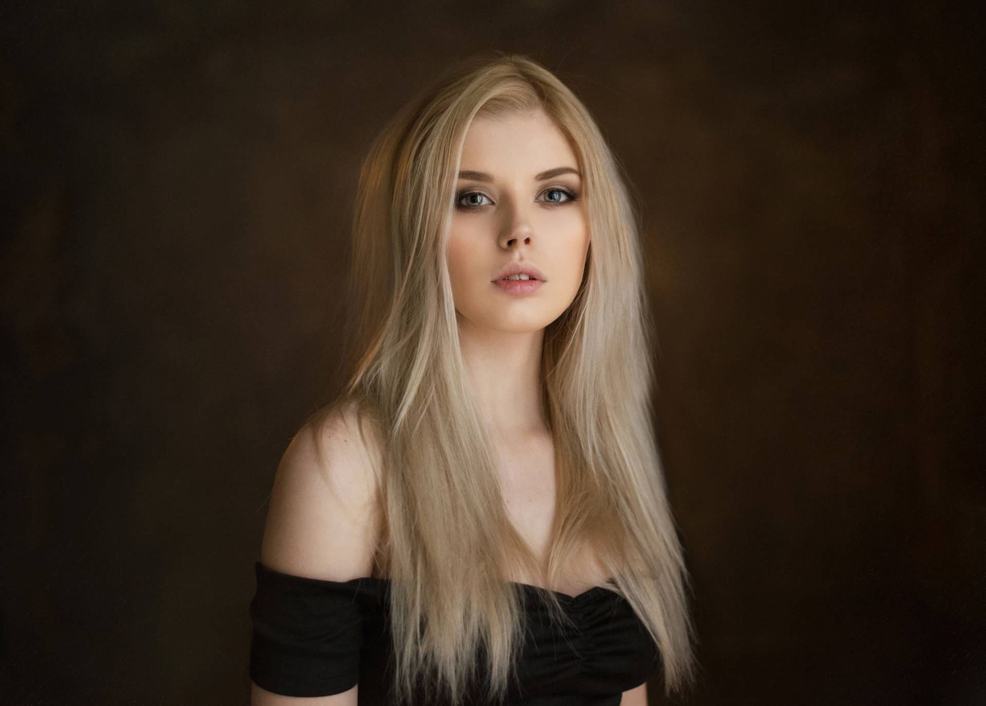 Sexy Blonde Model Background