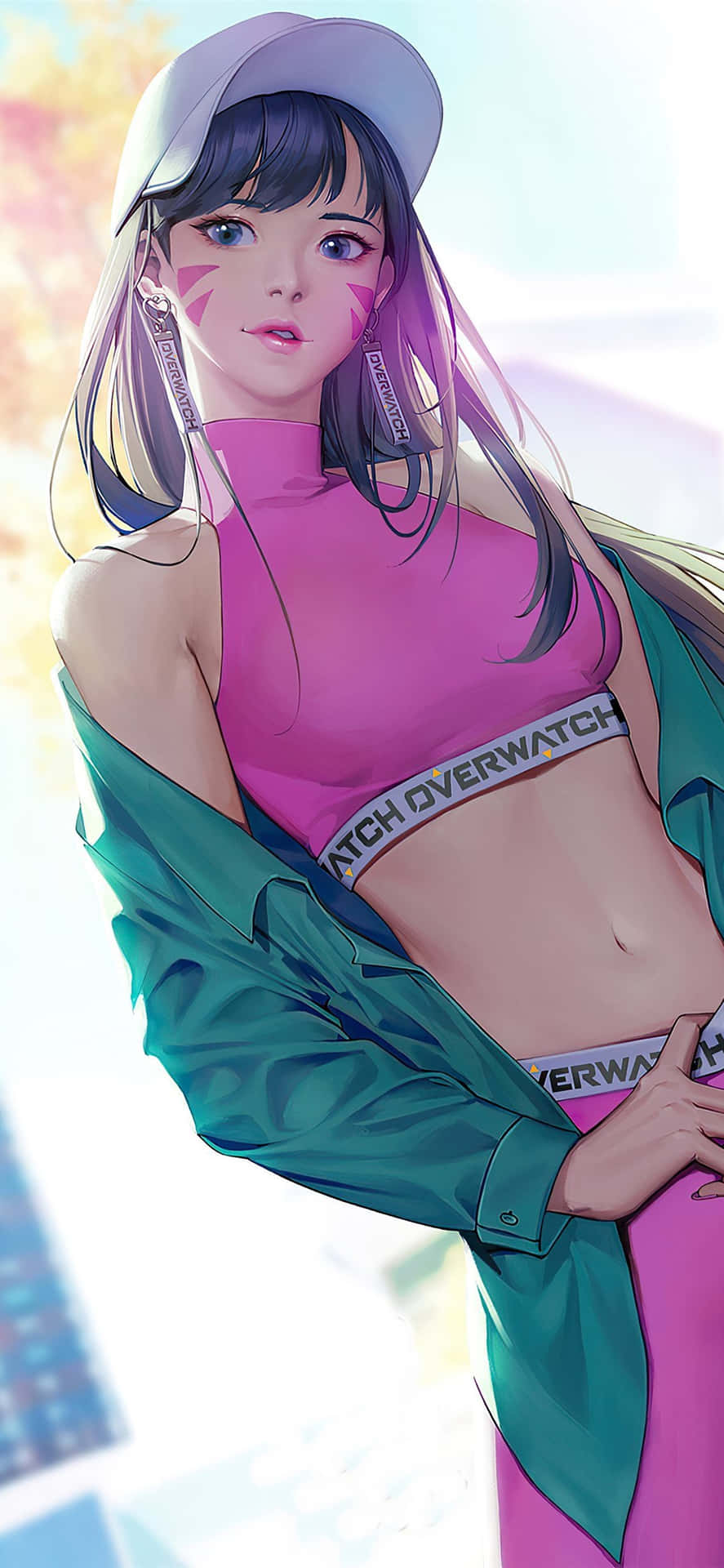 Sexy Dva Wearing Overwatch Sports Outfit