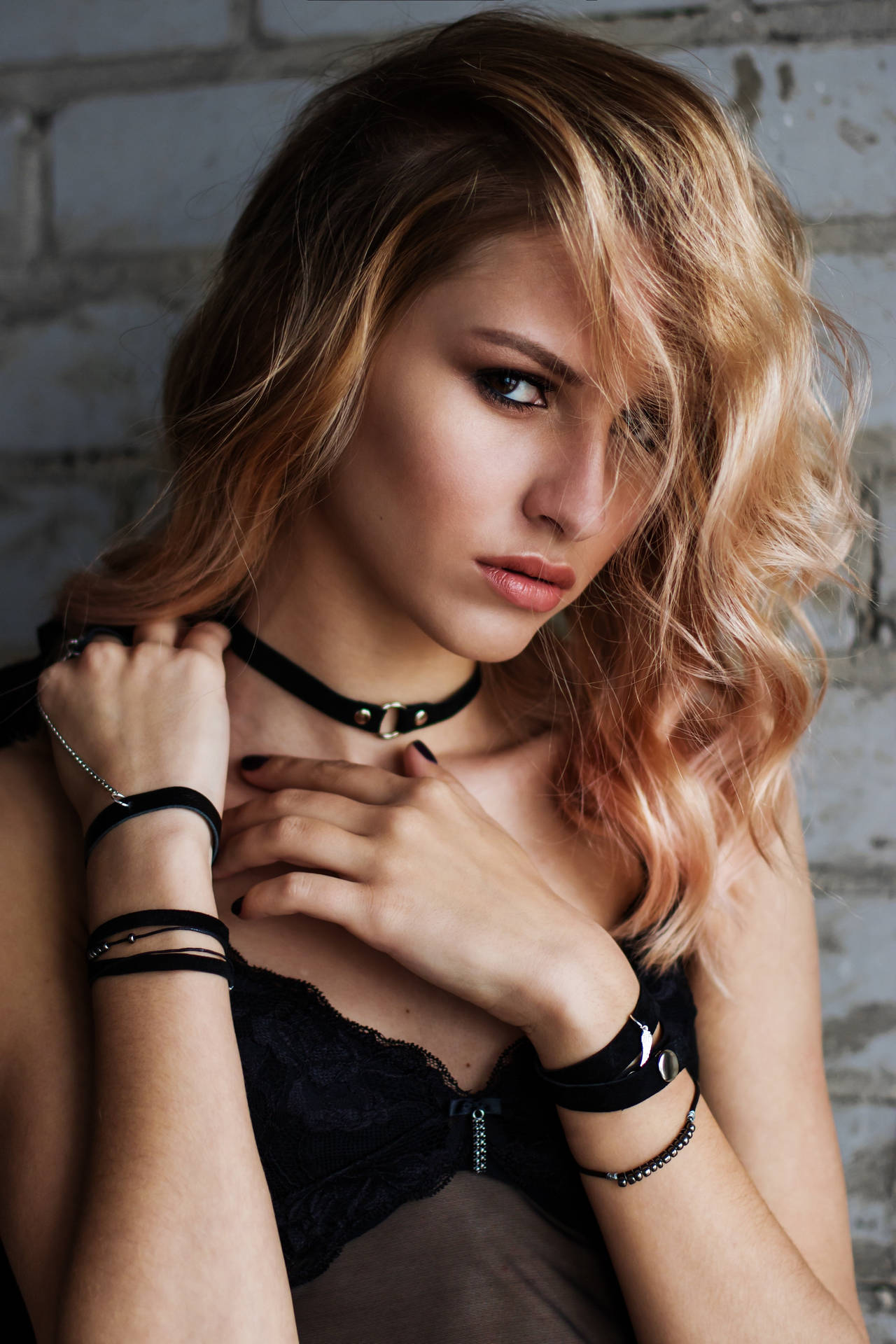 Sexy Female Choker Background