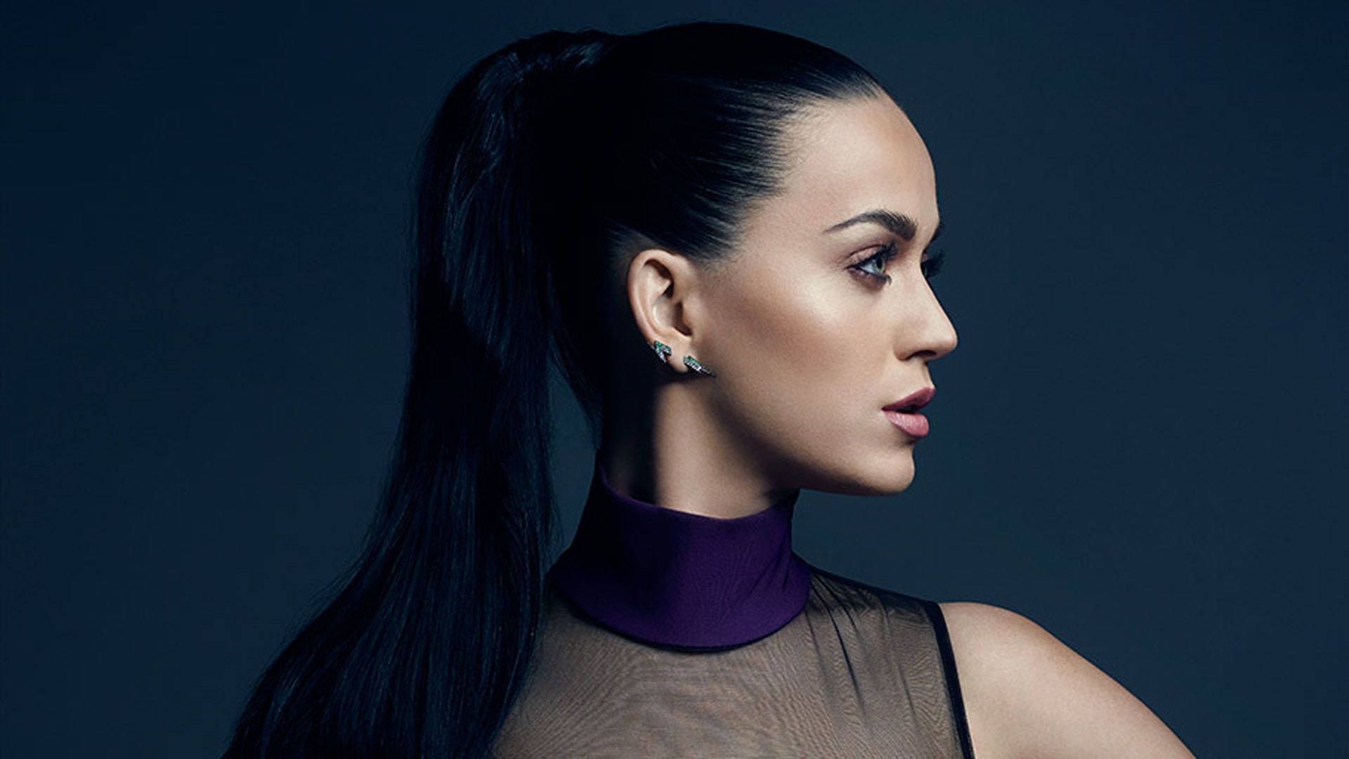 Sexy Katy Perry Side Profile Background