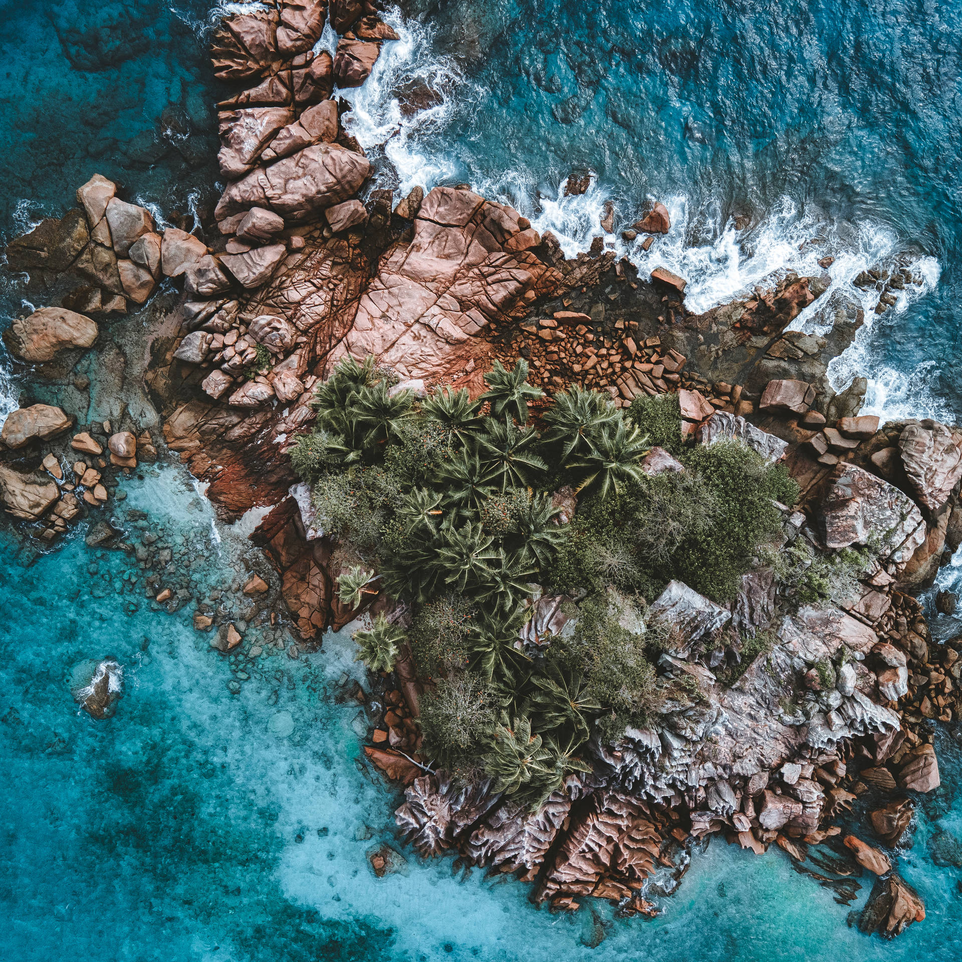Seychelles St. Pierre Island Background