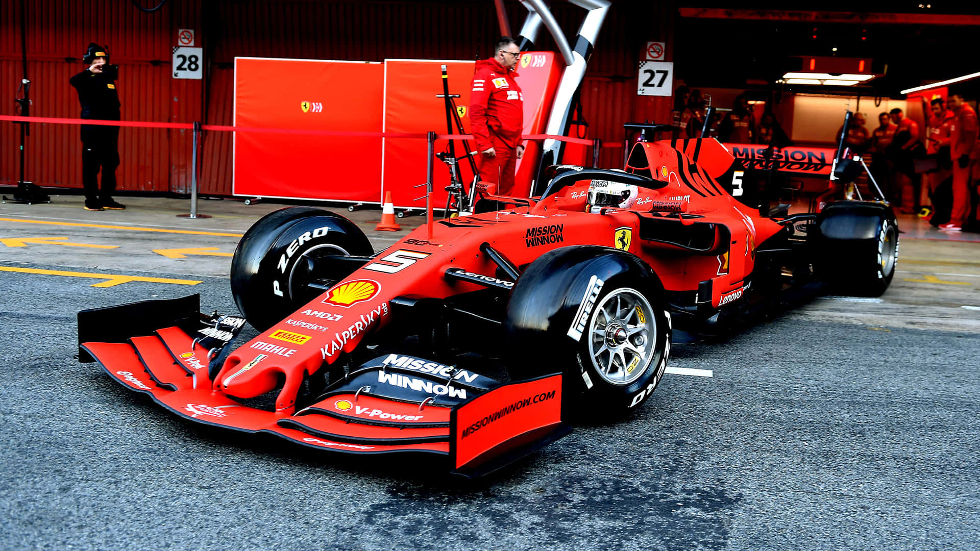 Sf90 Ferrari F1 2019 World Championship Background