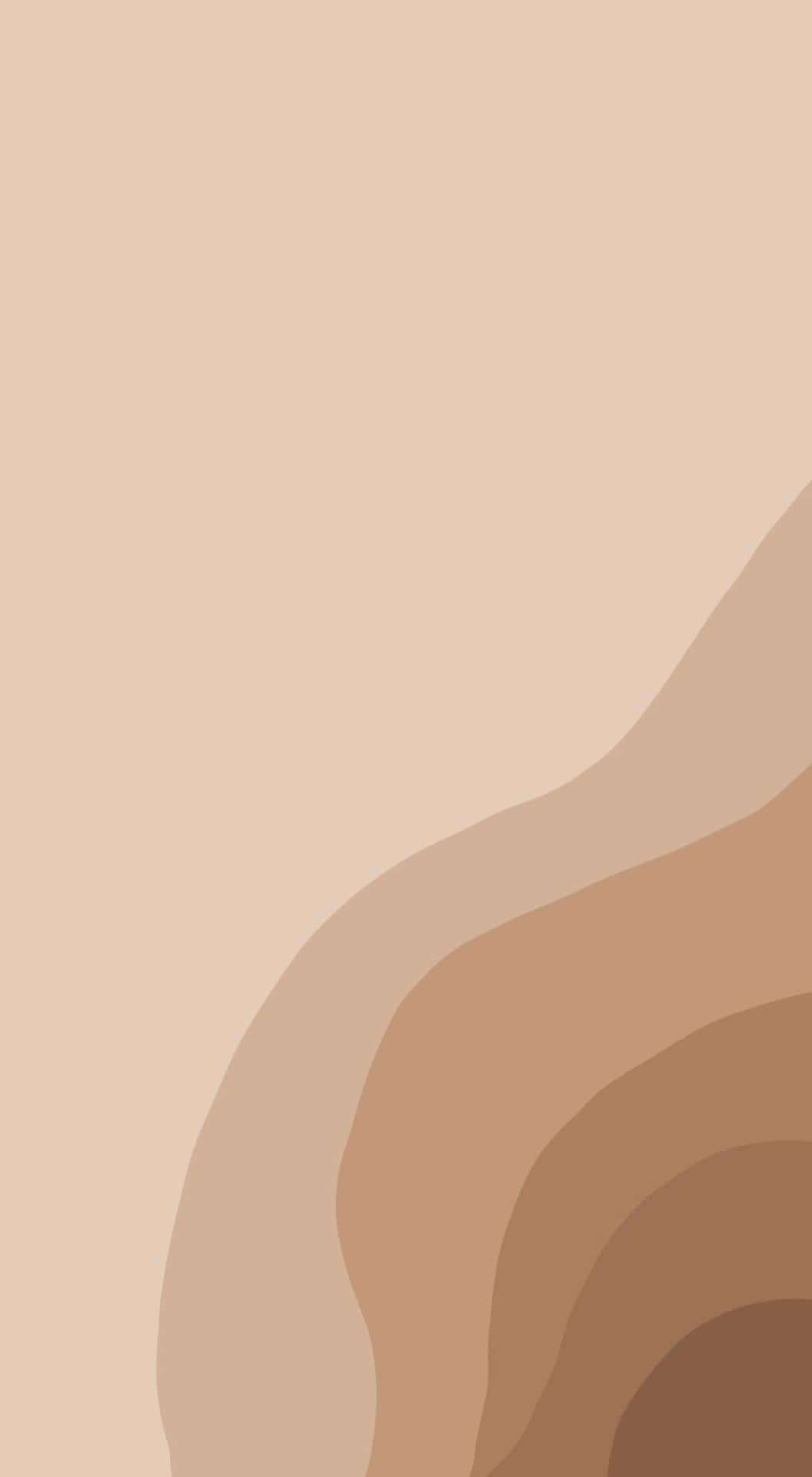 Shade Of Minimalist Brown Aesthetic Background