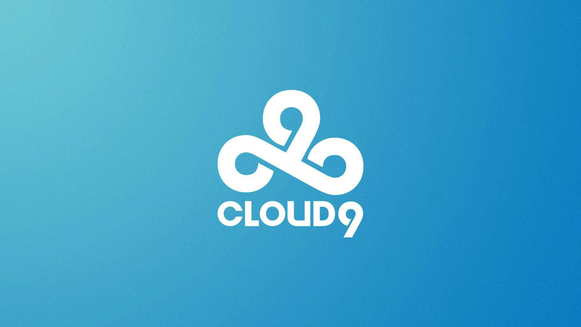 Shaded Blue Cloud9 Logo Background