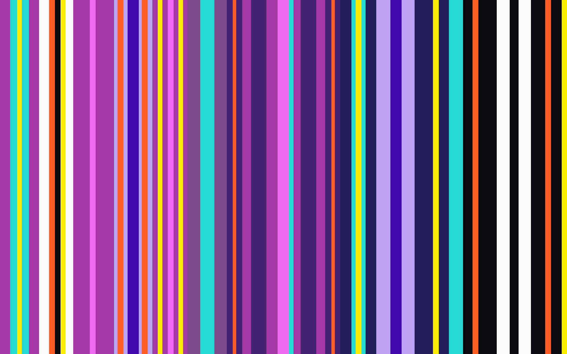 Shades Of Violet In Rainbow Stripes