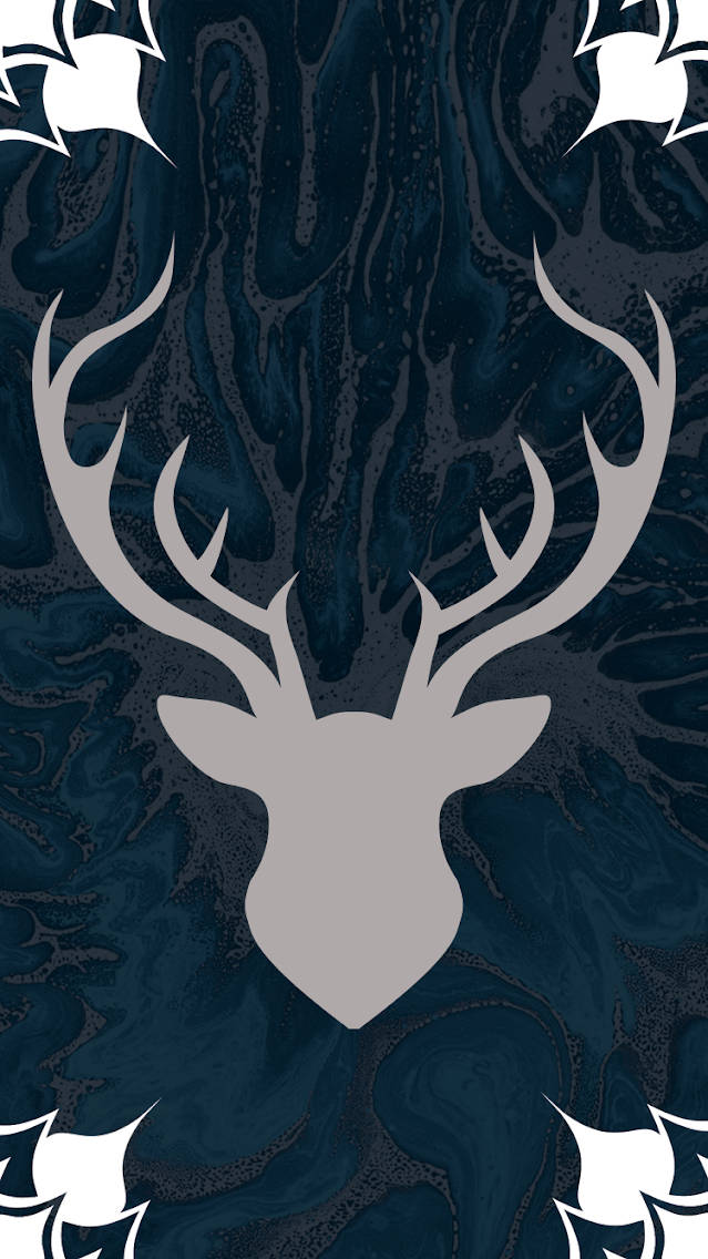 Shadow And Bone Deer Antlers Background