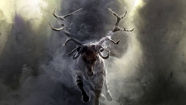 Shadow And Bone Mythical Stag Background