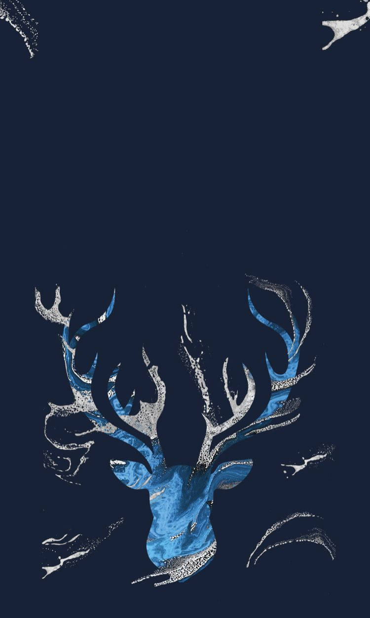 Shadow And Bone Snow Deer Background