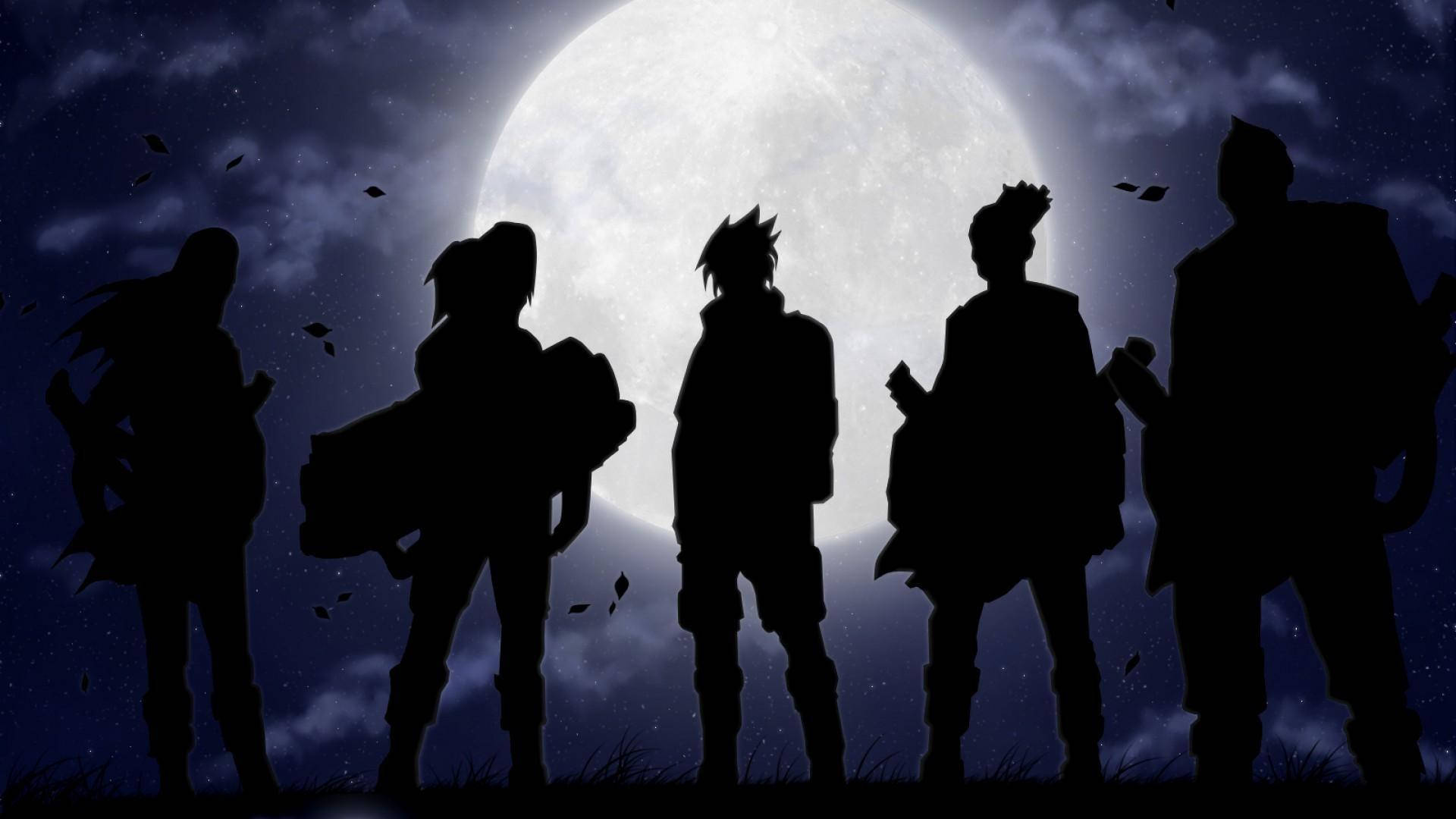 Shadow Characters In Naruto Pc Background