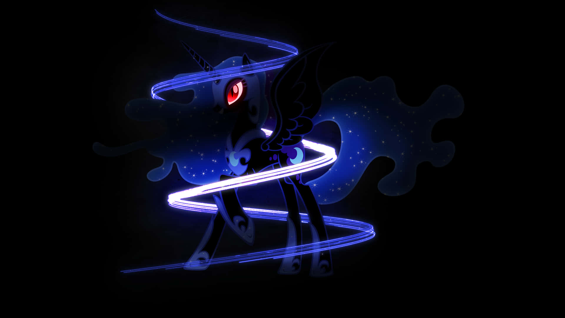 Shadow Of Fear: The Dark Ascended Form Of Nightmare Moon. Background