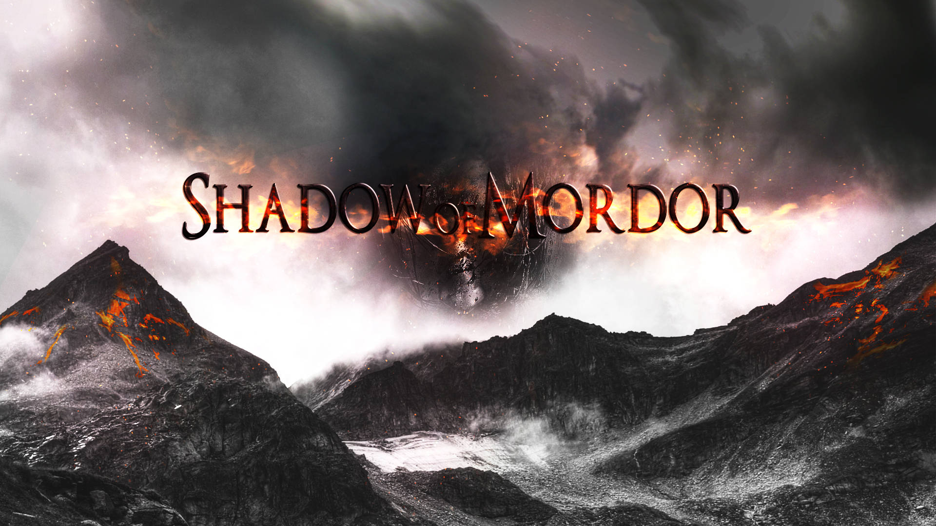 Shadow Of Mordor Game Cover Background