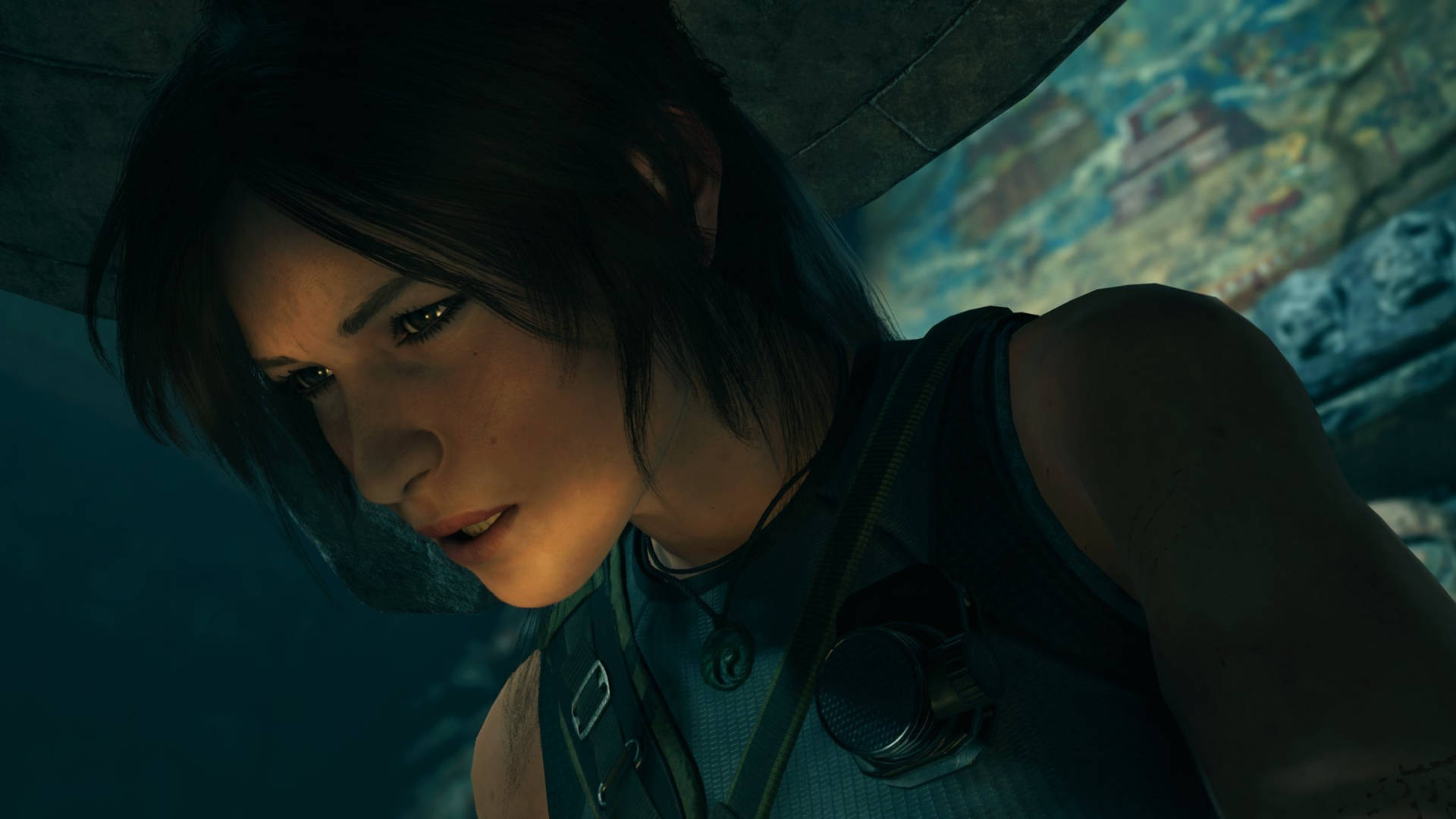 Shadow Of The Tomb Raider Anguished Lara Background