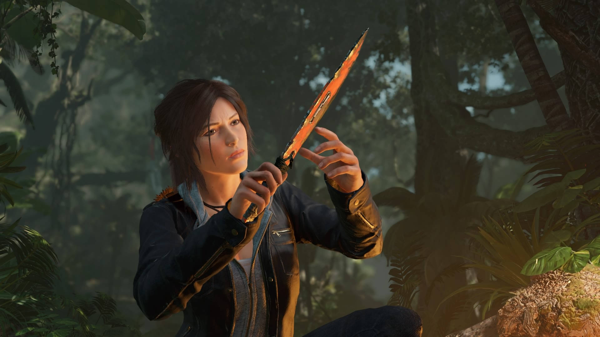 Shadow Of The Tomb Raider Camping Knife Background