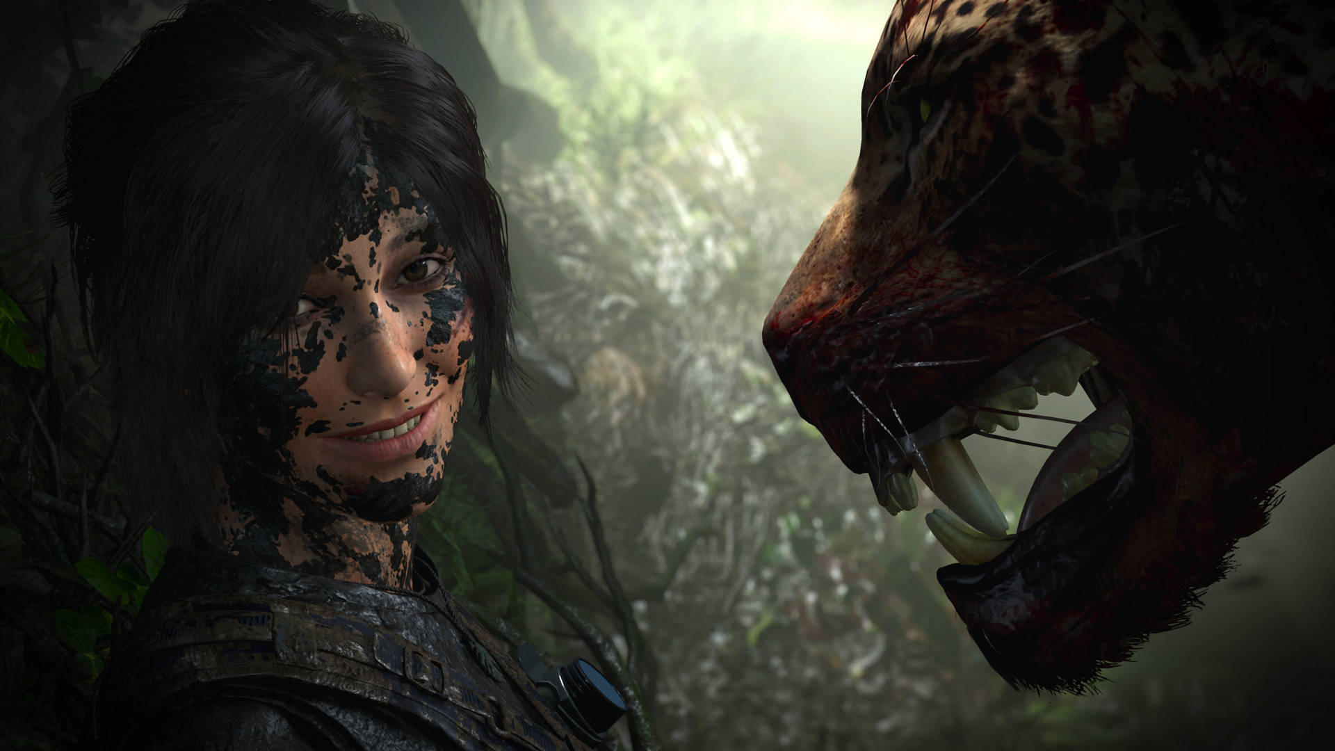 Shadow Of The Tomb Raider Danger Smile Background