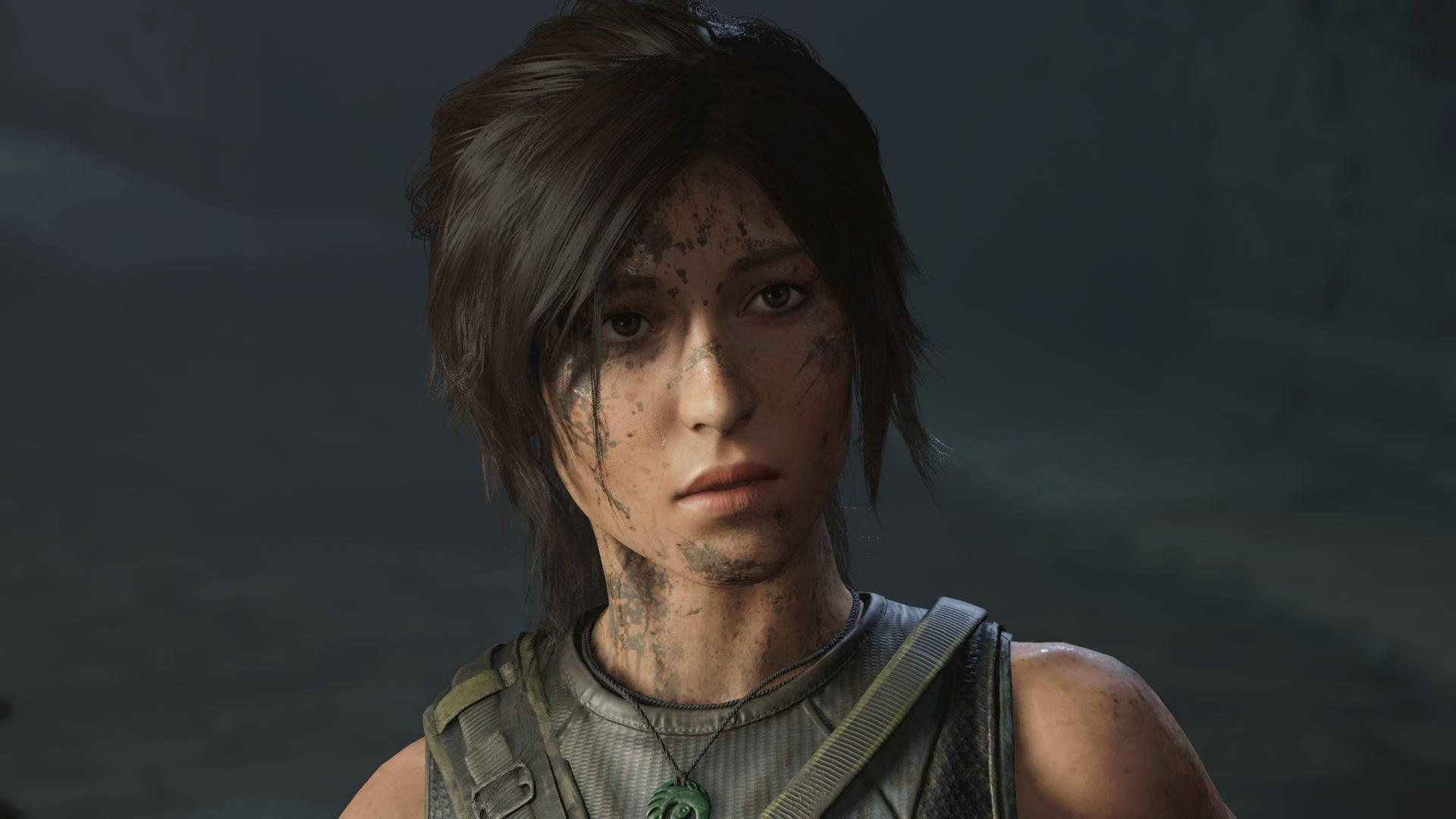 Shadow Of The Tomb Raider Lara Face Background