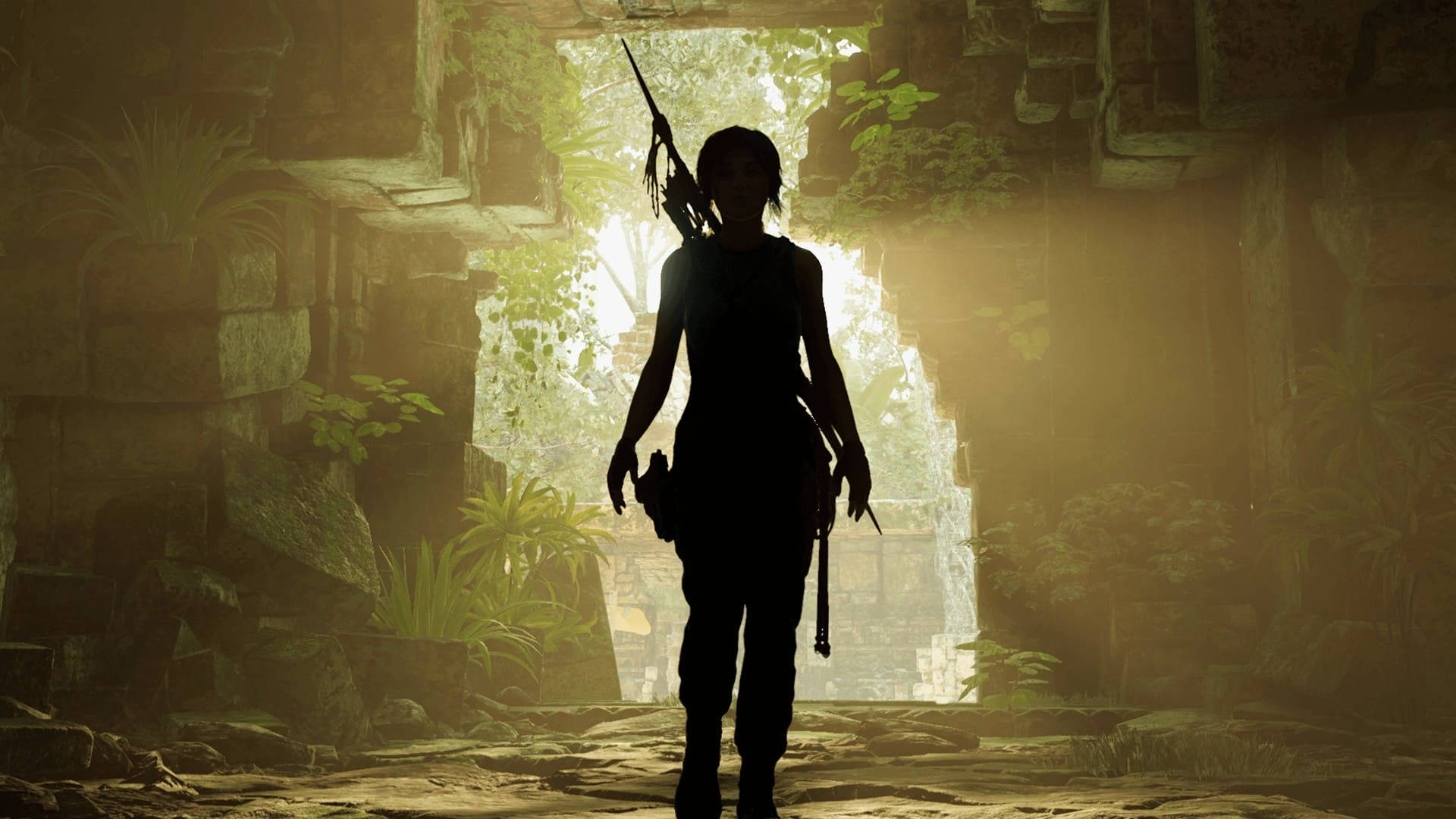 Shadow Of The Tomb Raider Lara Silhouette