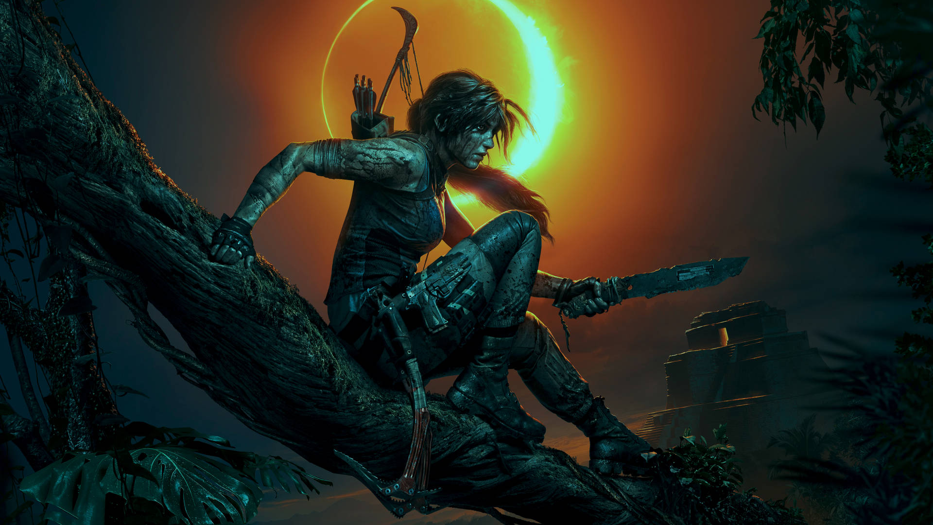 Shadow Of The Tomb Raider Solar Eclipse Background