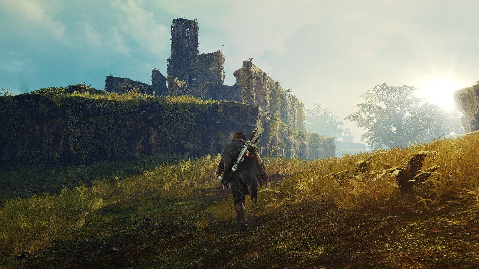 Shadow Of War Game Vast Landscape Background