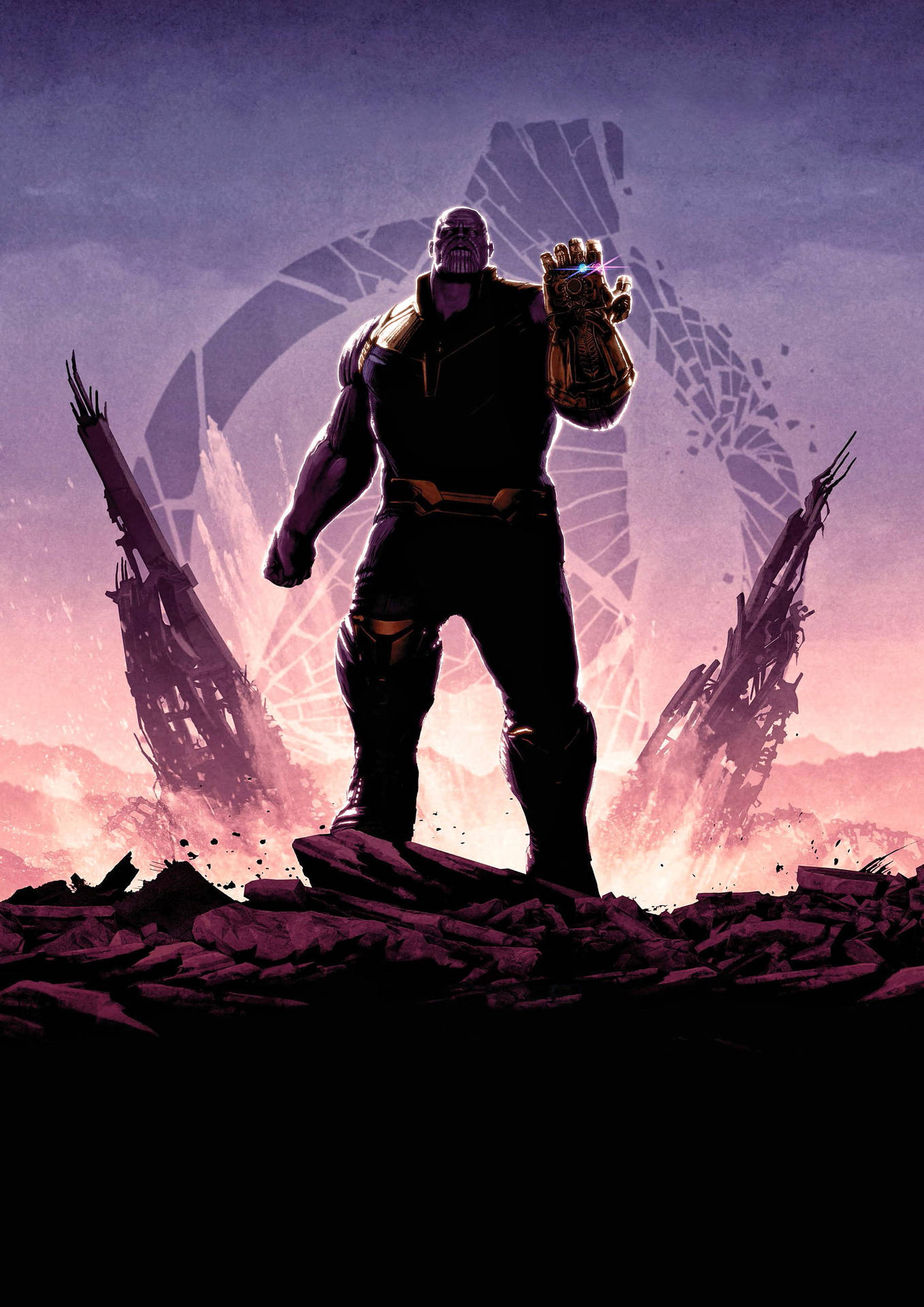 Shadow Thanos Hd Background