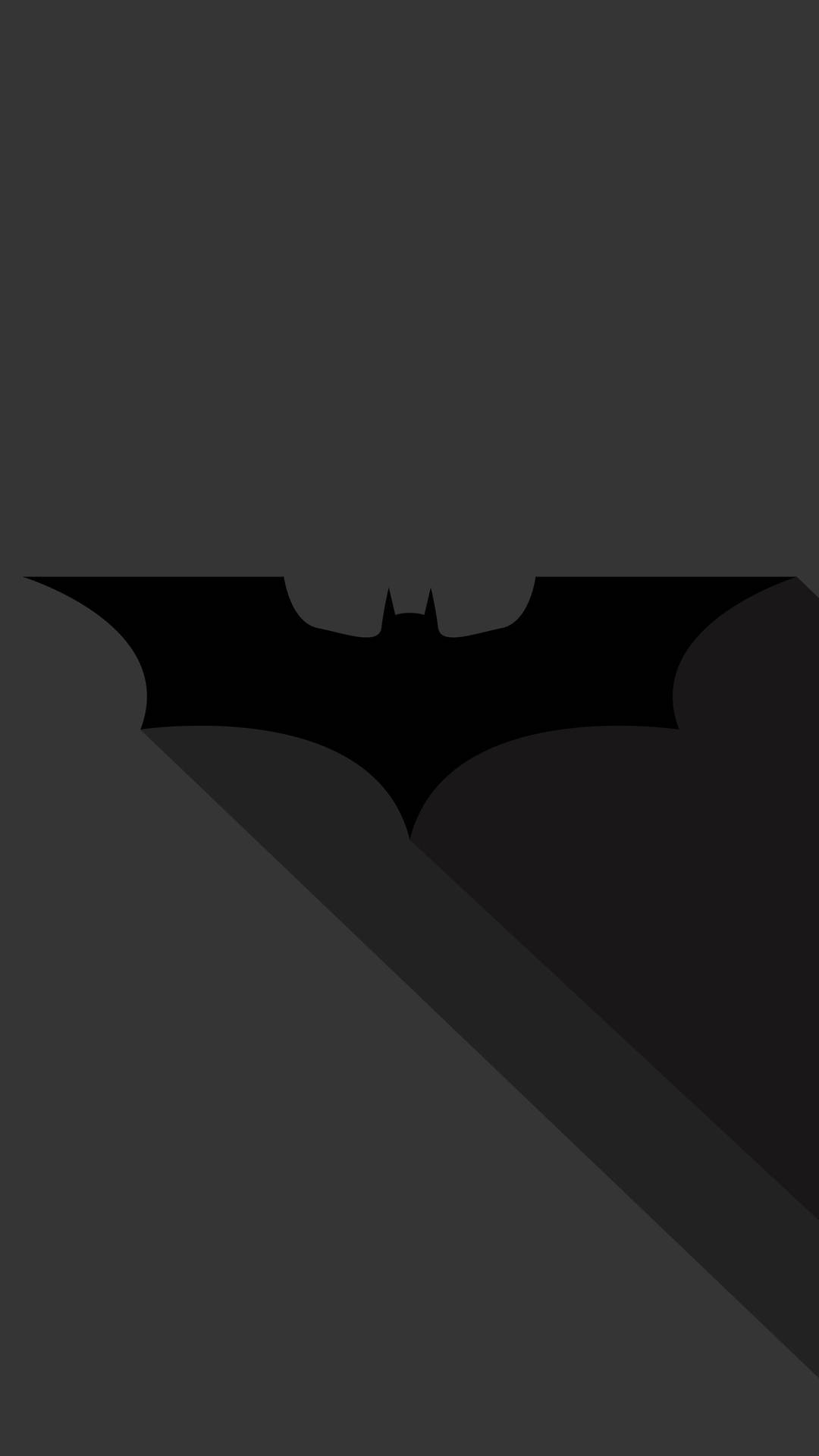 Shadowed Batman Logo Iphone Background