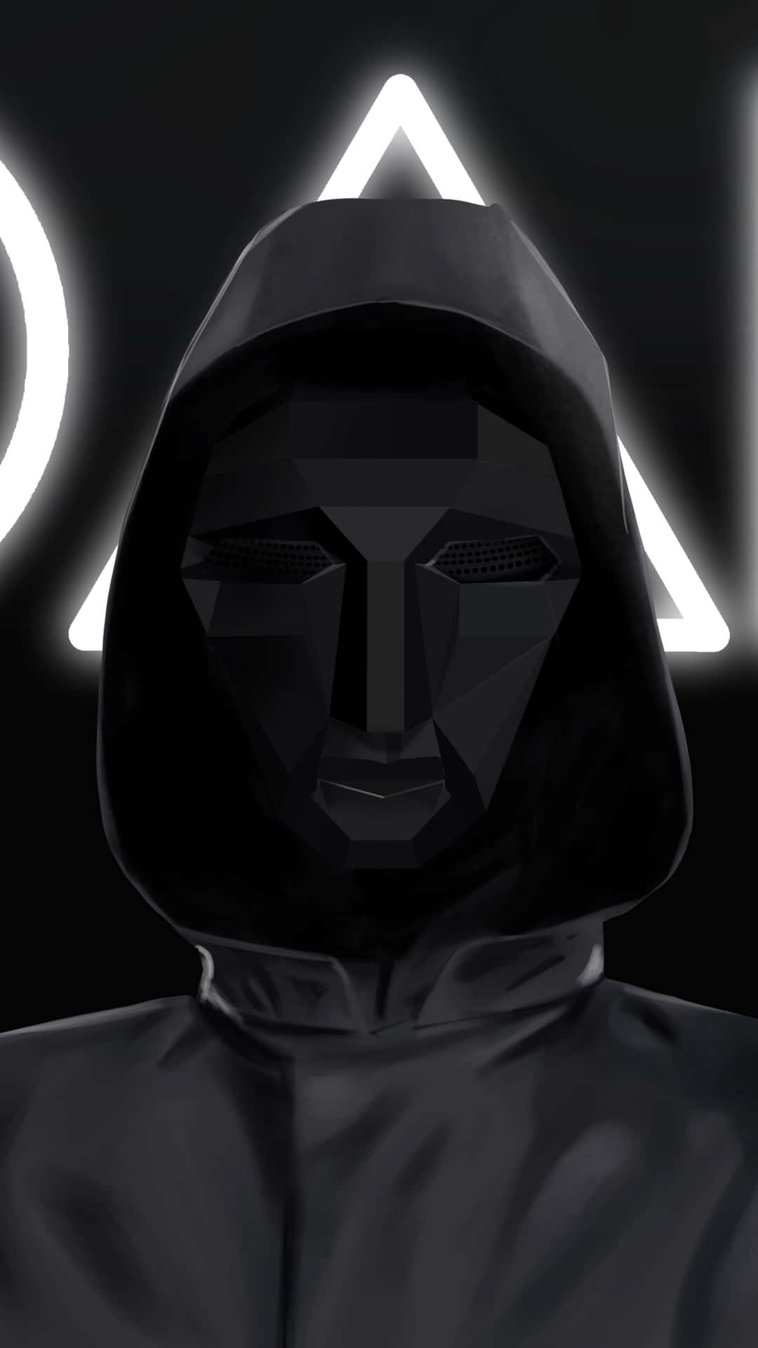 Shadowed Front Man Squid Game Pfp Background
