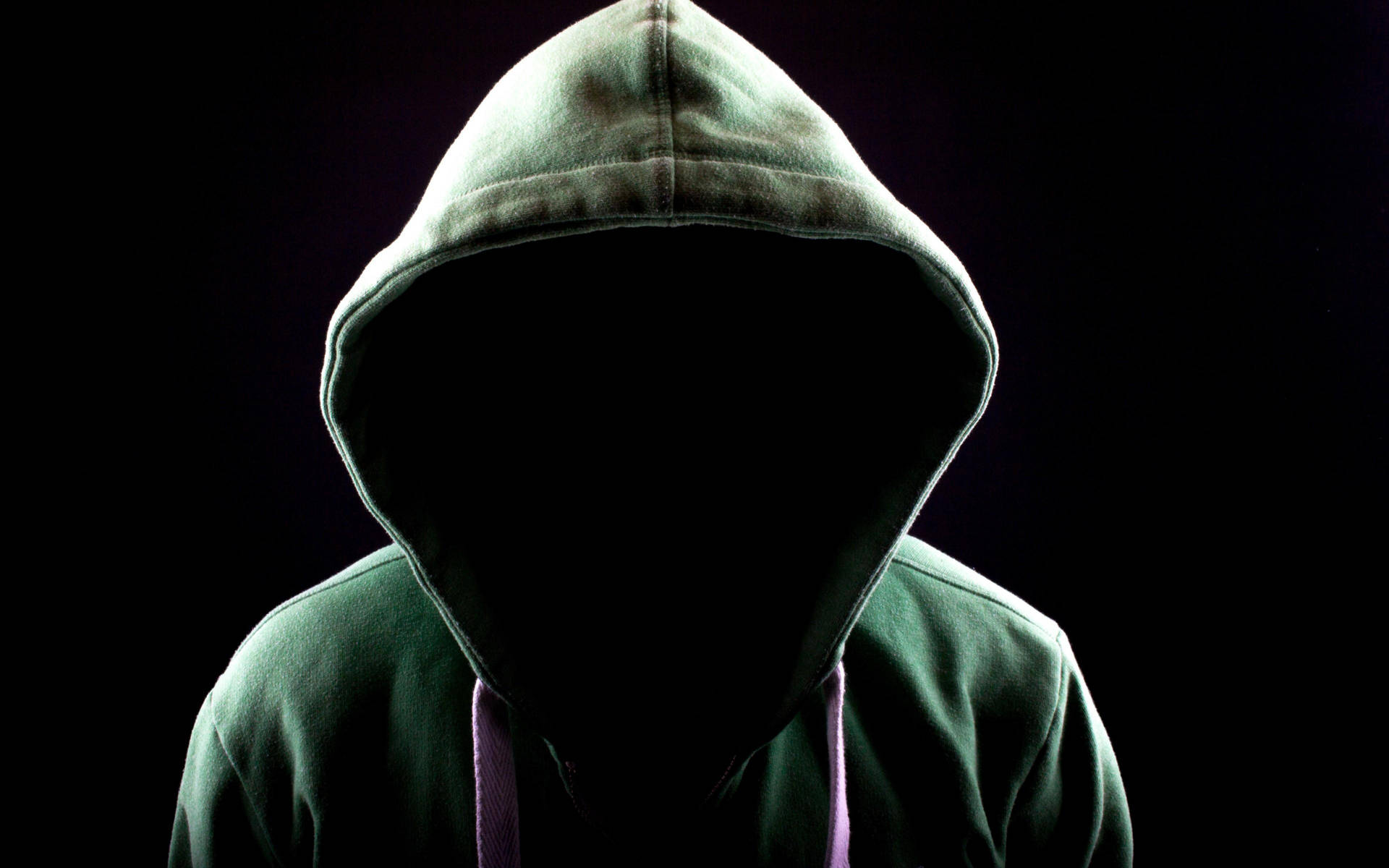 Shadowy Green Hoodie Background