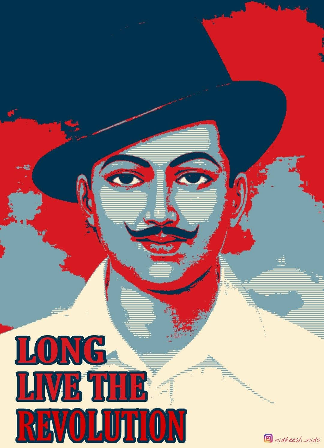 Shaheed Bhagat Singh Long Live The Evolution Background