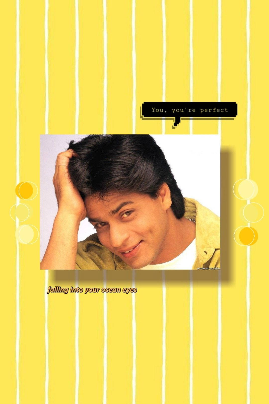 Shahrukh Khan Hd Yellow Background Fanart