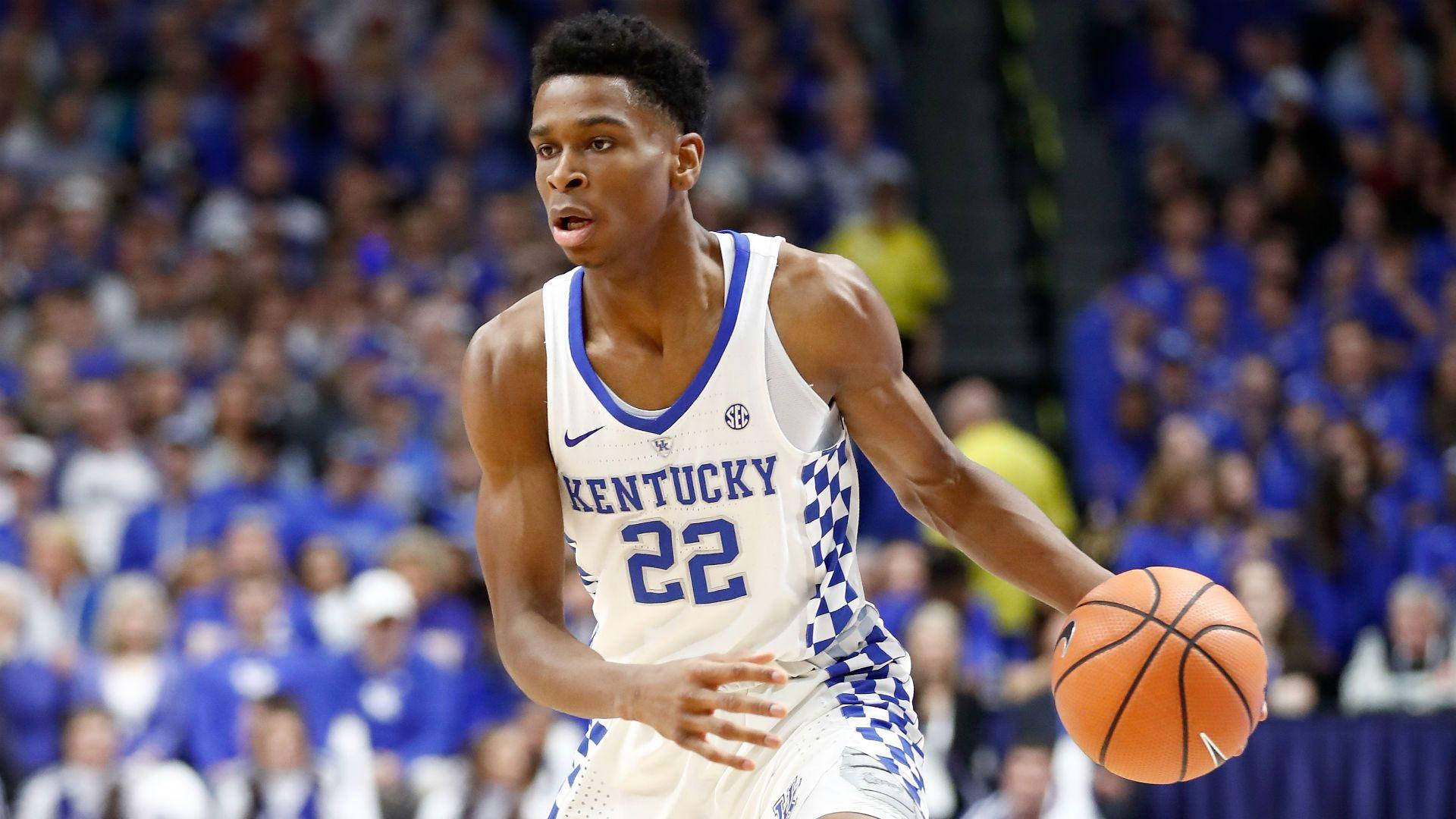 Shai Gilgeous Alexander Dribble Alabama Crimson Tide Background