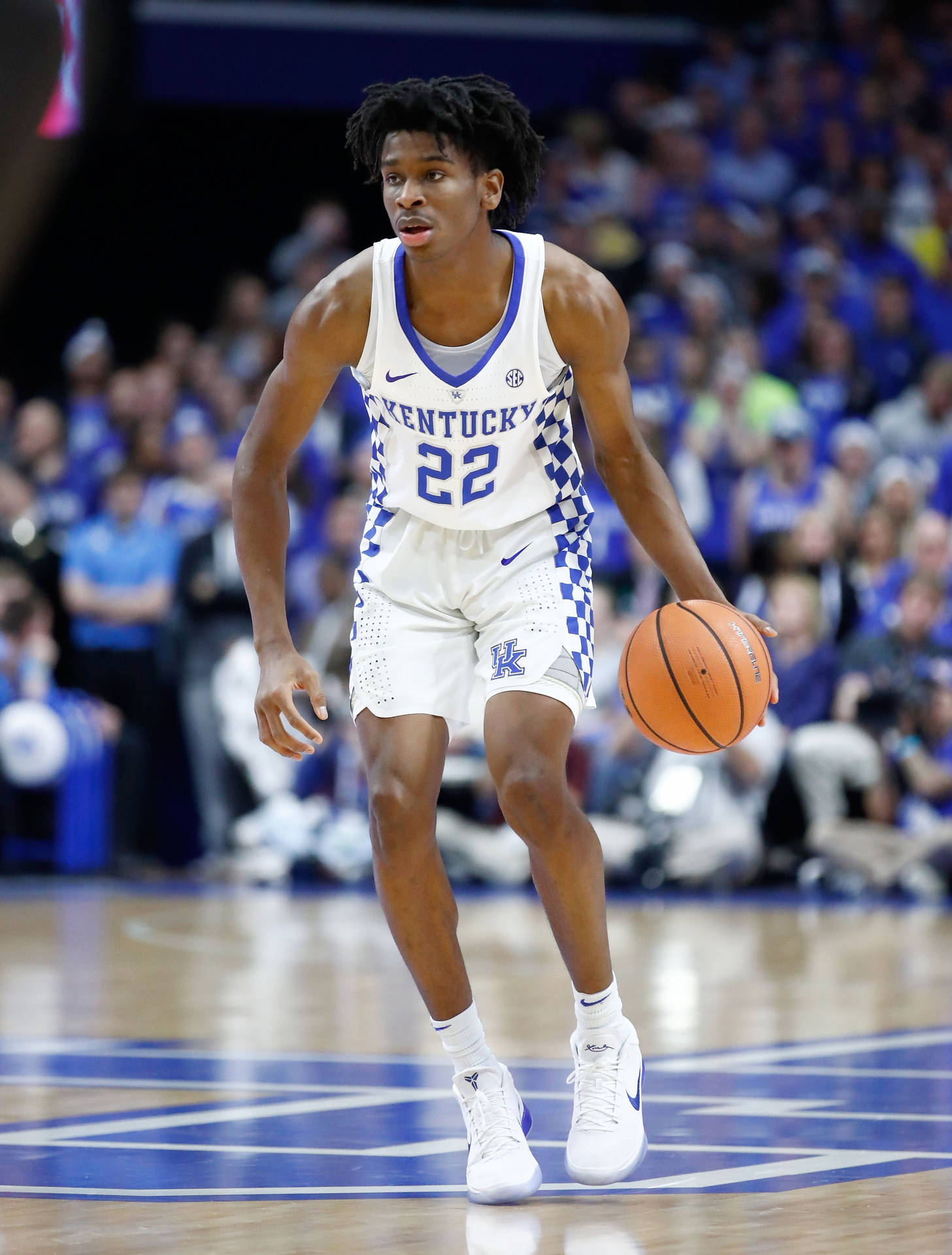 Shai Gilgeous Alexander Dribble Ball Ipfw Mastodons Background