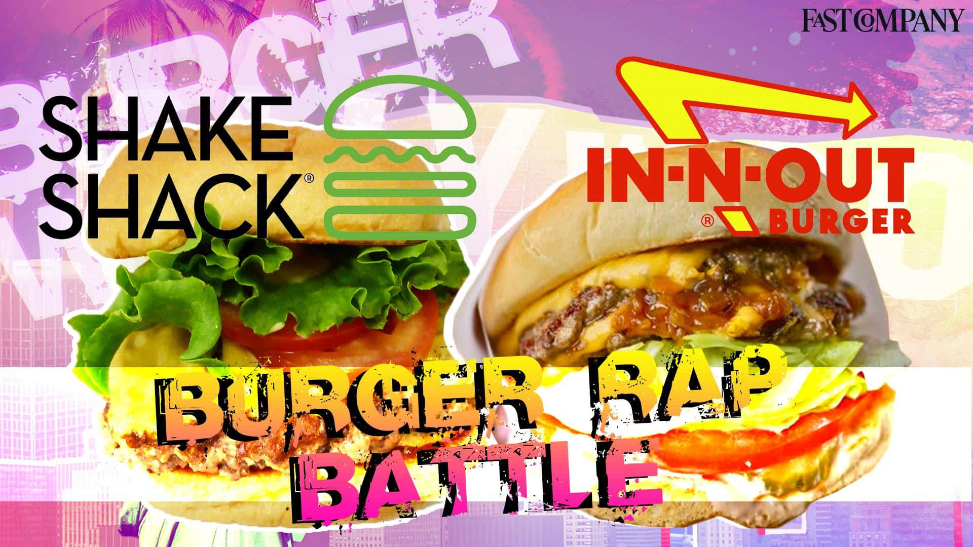 Shake Out Shack Burger Rap Battle Background