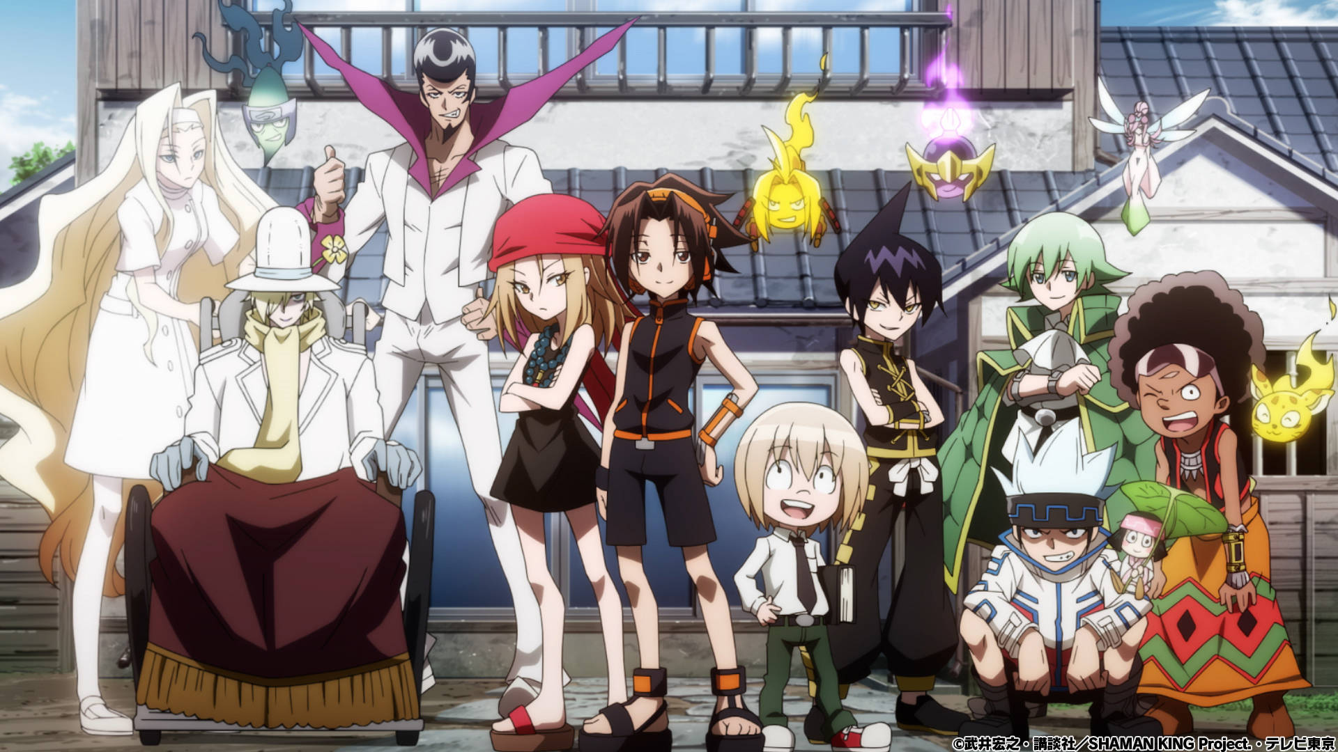Shaman King Yoh And Friends Background