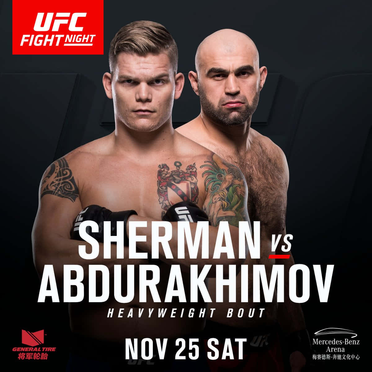 Shamil Abdurakhimov Facing Off Against Chase Sherman In An Epic Mma Bout