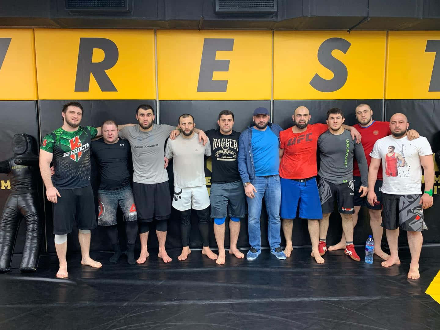 Shamil Abdurakhimov With Wrestling Buddies