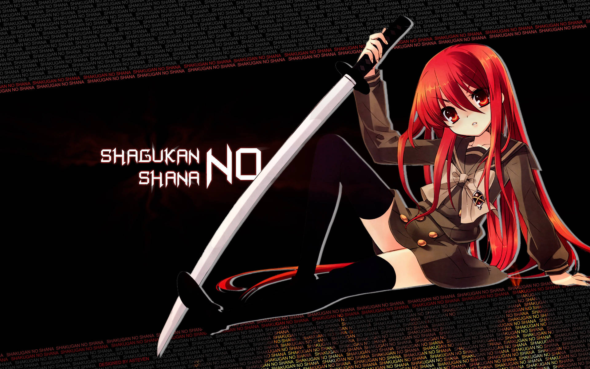 Shana With Sword Anime Pc Background