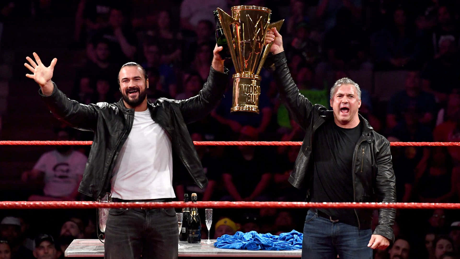Shane Mcmahon Drew Mcintyre Trophy Background