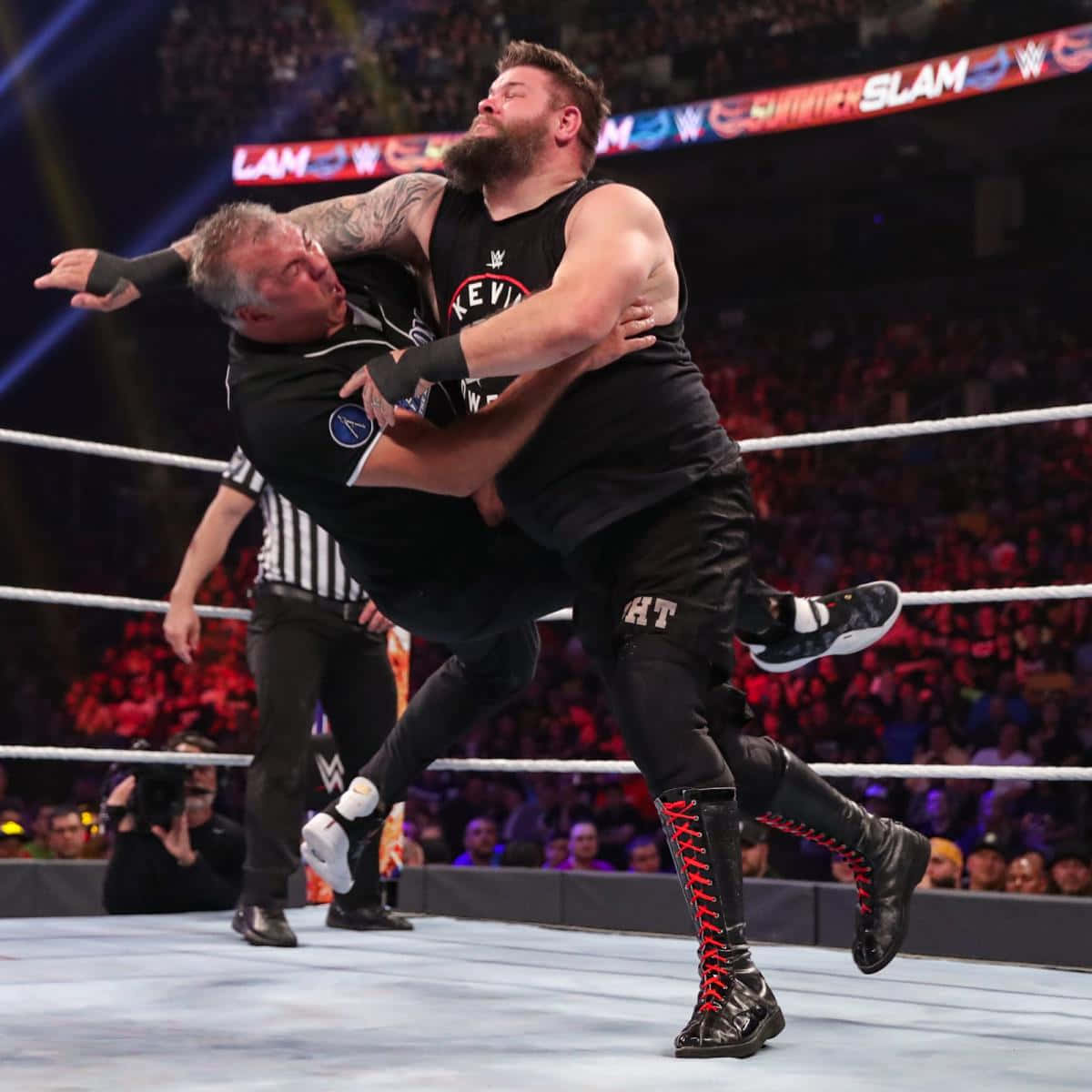 Shane Mcmahon Fighting Kevin Owens