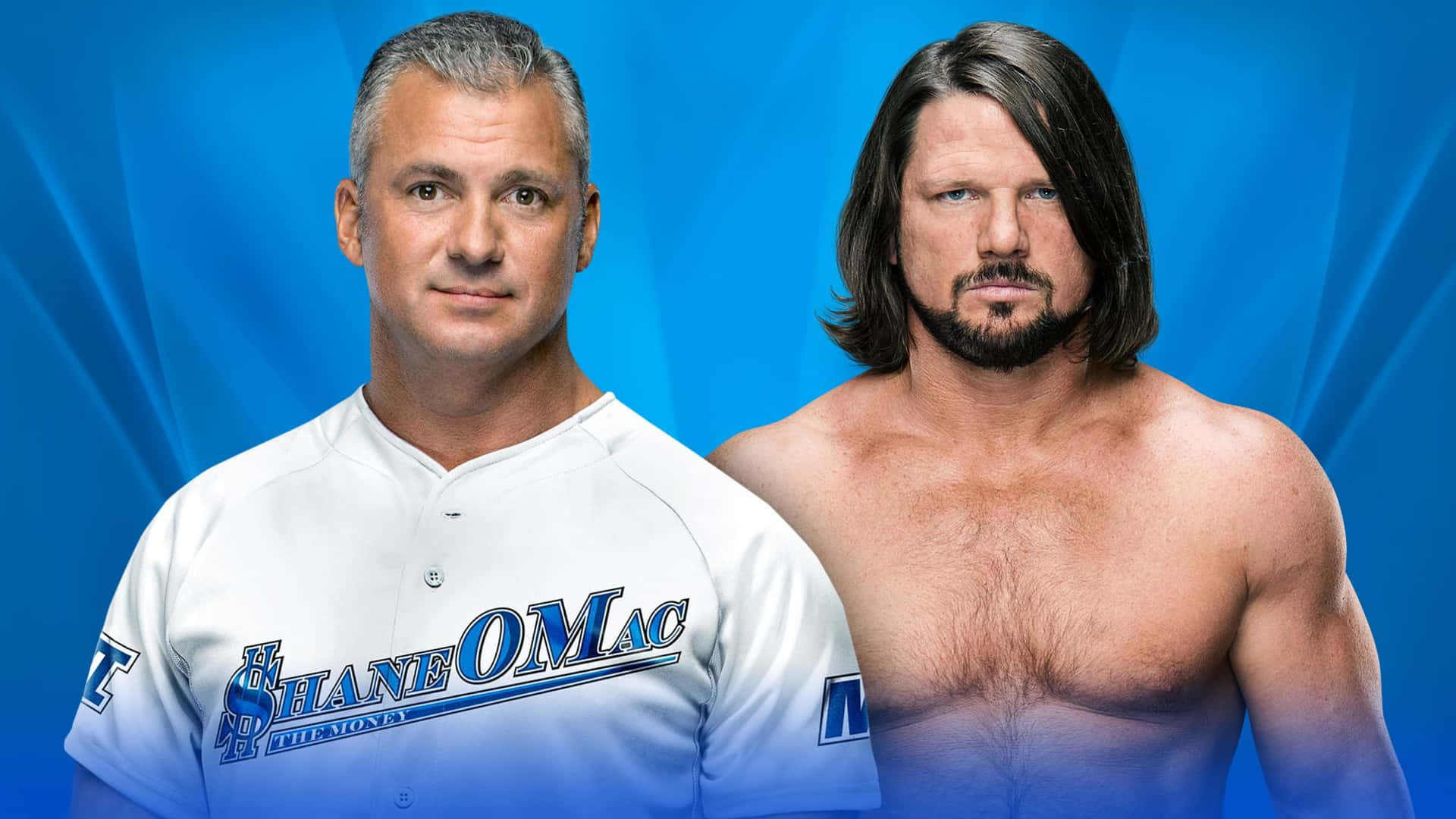 Shane Mcmahon With Aj Styles Background