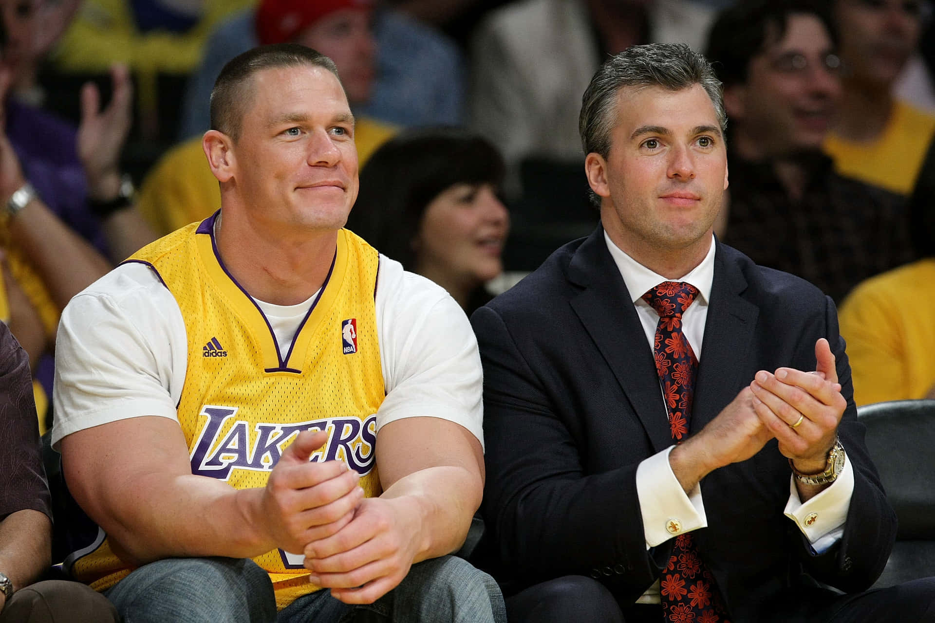 Shane Mcmahon With John Cena Background