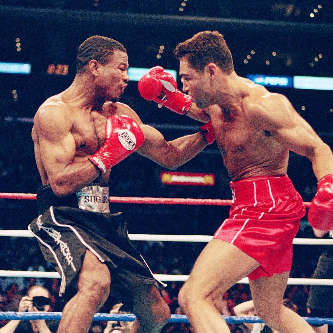 Shane Mosley And De La Hoya Background