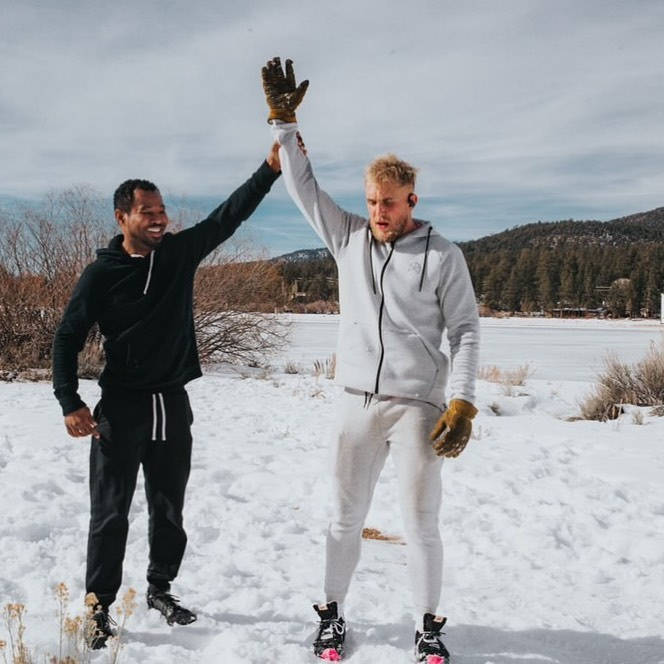 Shane Mosley With Jake Paul