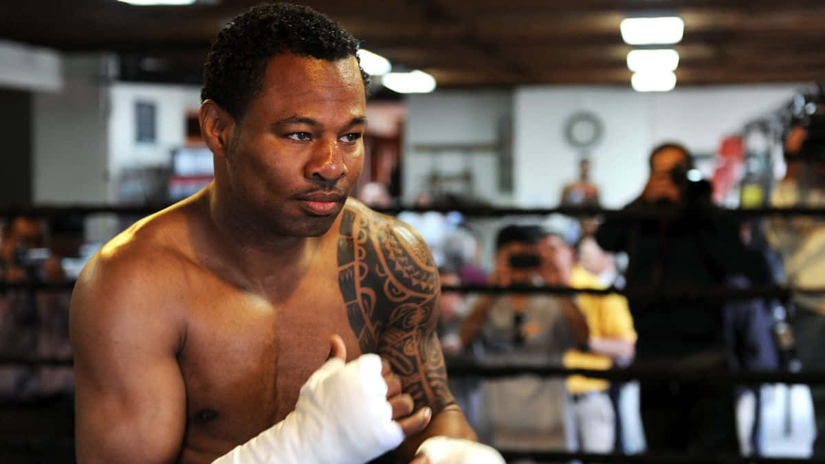 Shane Mosley With Training Wraps