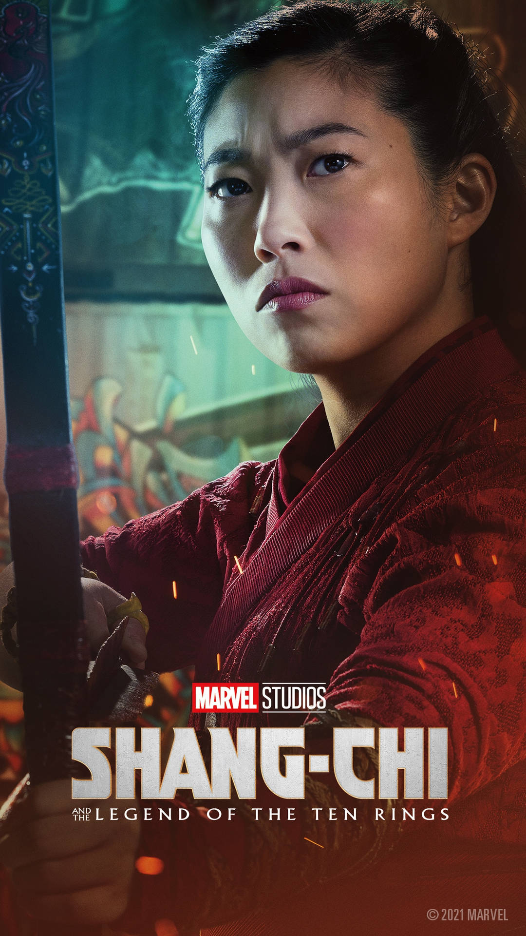 Shang-chi Awkwafina Poster Background