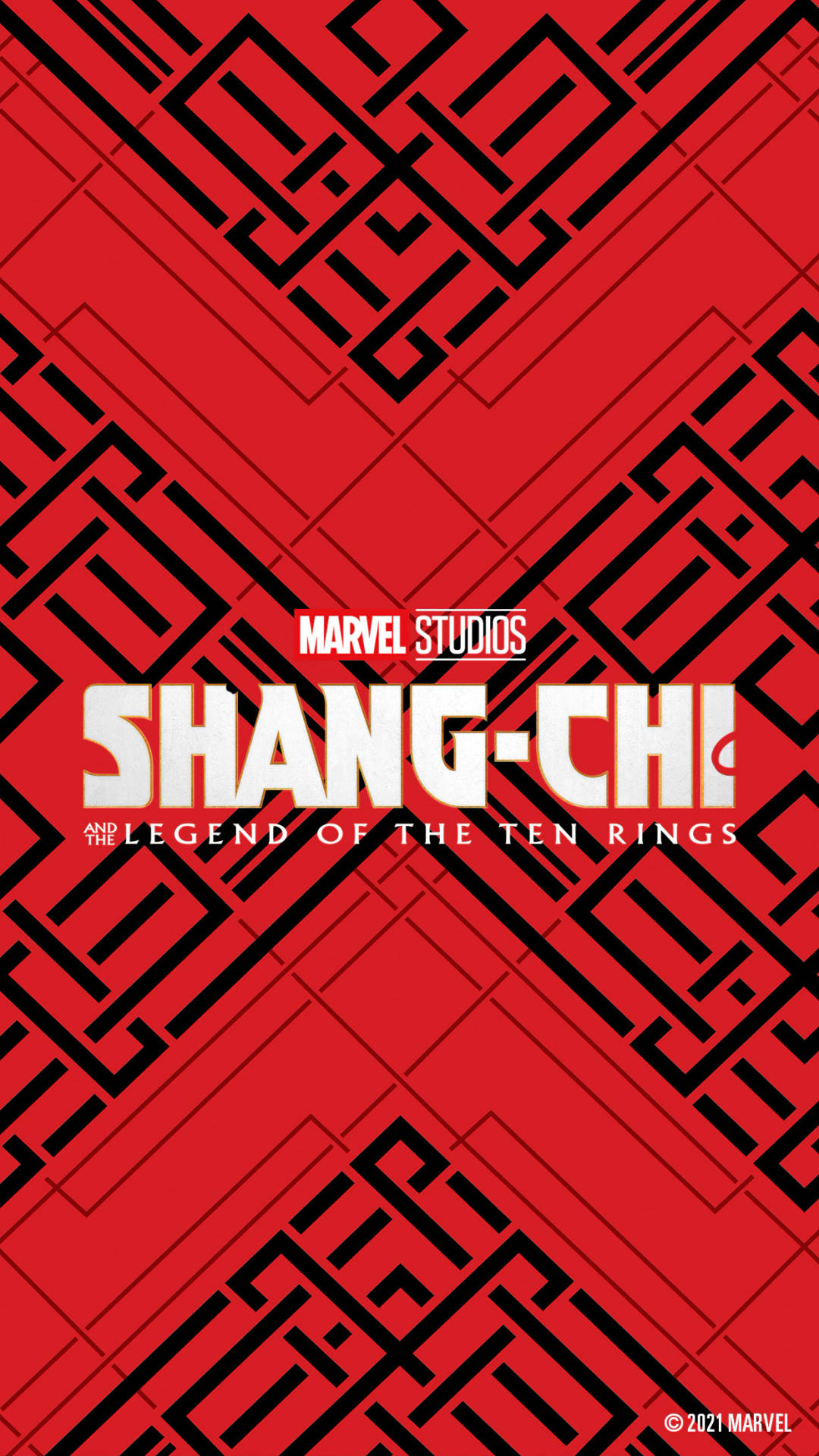 Shang-chi Geometric Poster Background
